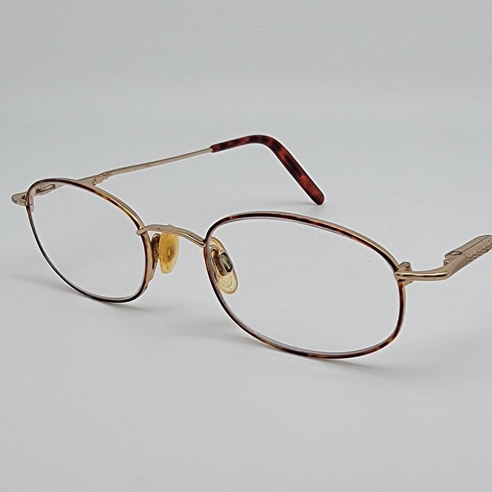 Sperry Top-Sider T-07 024 Tortoise Gold Eyeglasses Frame w/ Flexhinge 40-18-120
